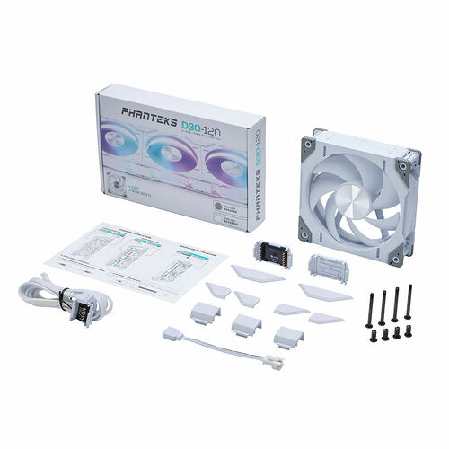 Phanteks D30-120 Blanc - 120 mm