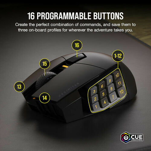 Corsair Gaming Scimitar Elite Wireless