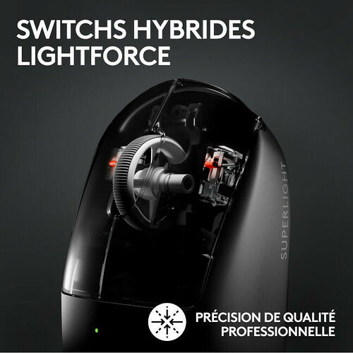 Logitech G PRO X 2 Superlight Lightspeed - Blanc