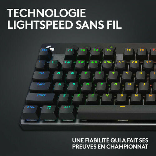 Logitech G PRO X TKL Lightspeed - Noir (AZERTY)