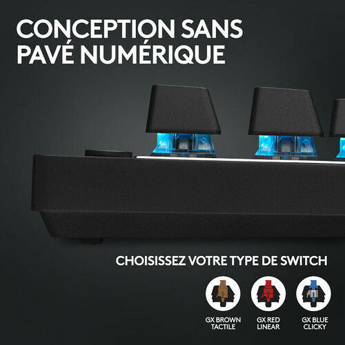 Logitech G PRO X TKL Lightspeed - Noir (AZERTY)