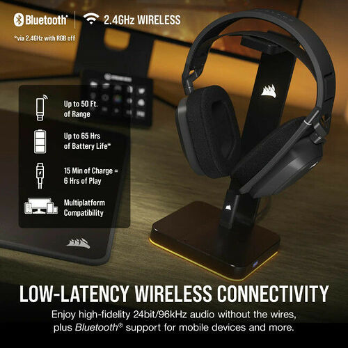 Corsair HS80 MAX Wireless (Gris Acier)