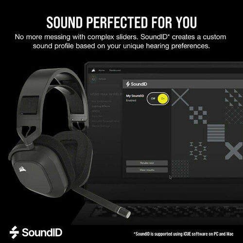 Corsair HS80 MAX Wireless (Gris Acier)