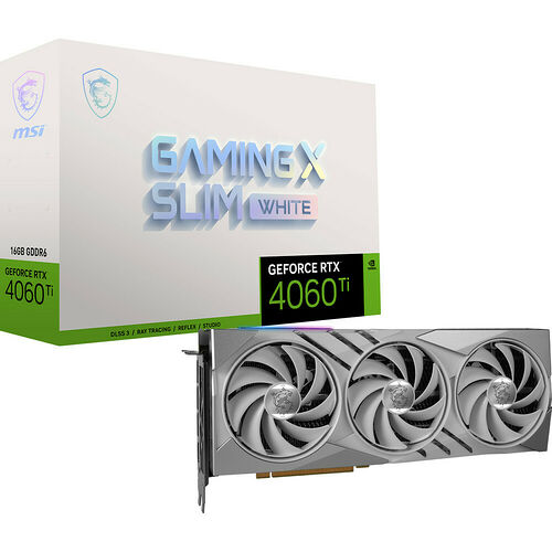 MSI GeForce RTX 4060 Ti GAMING X SLIM WHITE