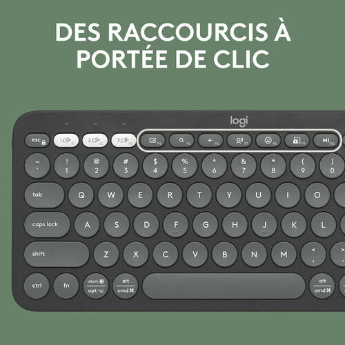 Logitech Pebble Keys 2 K380S - Graphite