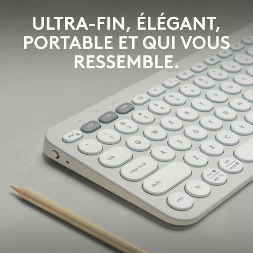 Logitech Pebble Keys 2 K380S - Blanc