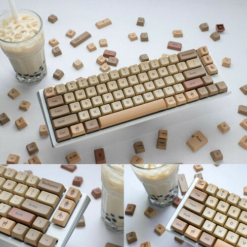 Ducky PBT Doubleshot Keycaps Set (Boba)