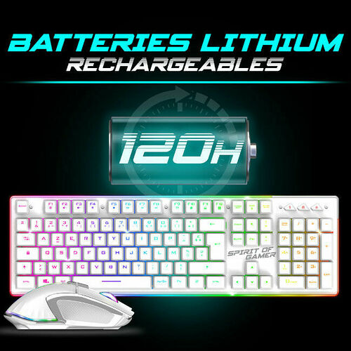 Spirit Of Gamer Ultimate 600 - Blanc (AZERTY)