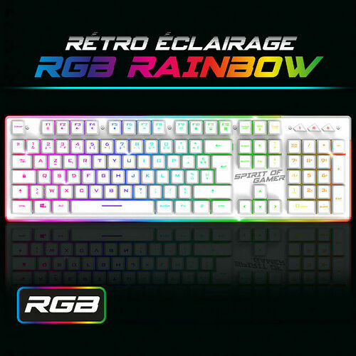 Spirit Of Gamer Ultimate 600 - Blanc (AZERTY)