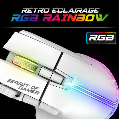 Spirit Of Gamer Ultimate 600 - Blanc (AZERTY)