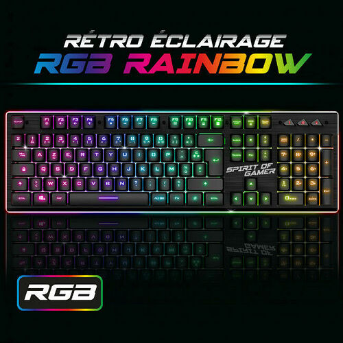 Spirit Of Gamer Ultimate 600 - Noir (AZERTY)
