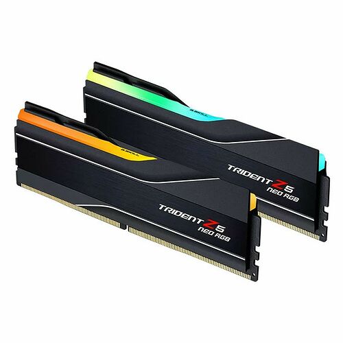 DDR5 G.Skill Trident Z5 Neo Noir RGB - 64 Go (2 x 32 Go) 6000 MHz - CAS 28