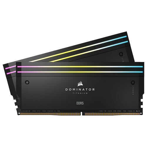 DDR5 Corsair Dominator Titanium RGB - 32 Go (2 x 16 Go) 6000 MHz - CAS 30 -  DDR5 - Top Achat
