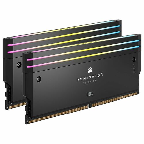 DDR5 Corsair Dominator Titanium RGB - 32 Go (2 x 16 Go) 6600 MHz - CAS 32