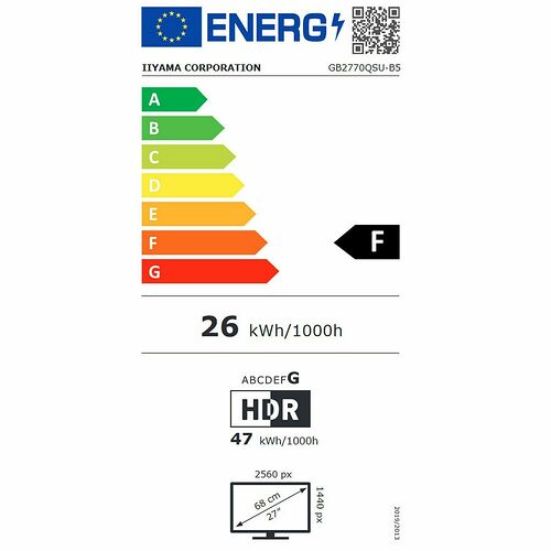 Iiyama G-Master GB2770QSU-B5 Red Eagle