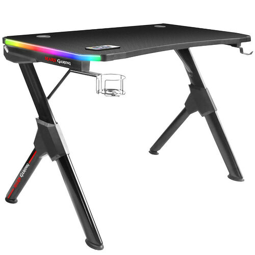 Bureau Gamer grande taille  Table de jeu ORAXEAT GT140 Noir