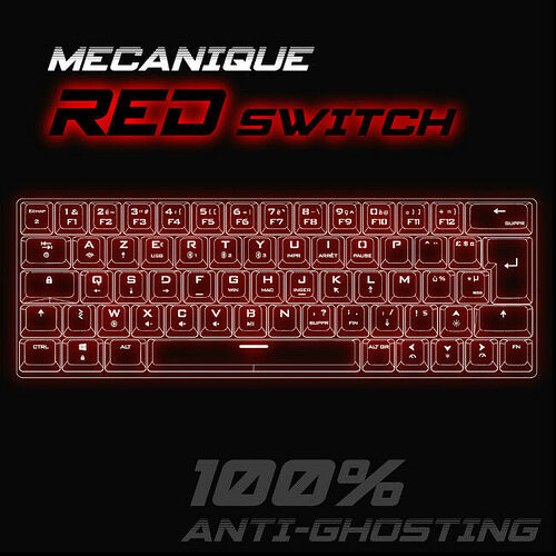 Spirit Of Gamer Xpert-K200 (Blanc) (AZERTY)