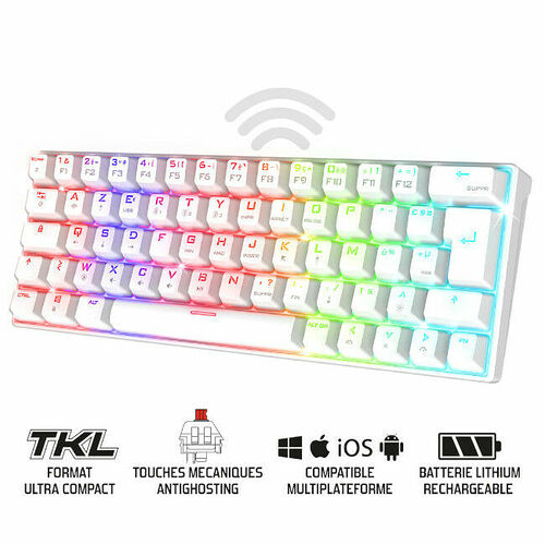 Spirit Of Gamer Xpert-K200 (Blanc) (AZERTY)
