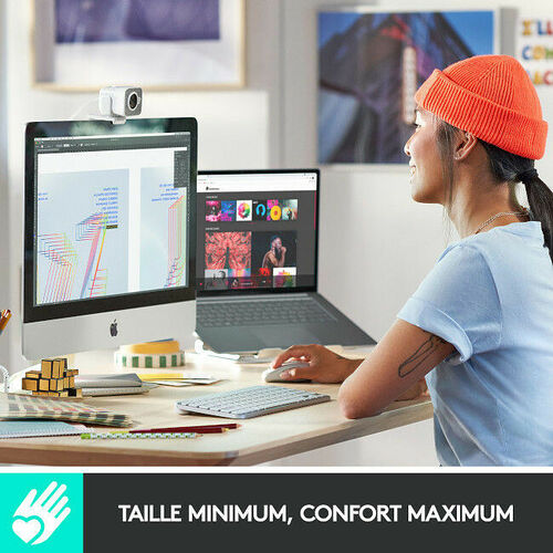 Logitech MX Keys Mini for Mac - Gris Pâle (AZERTY)