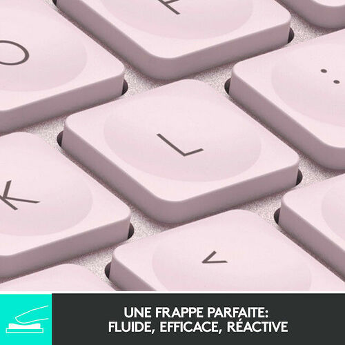 Logitech MX Keys Mini - Rose (AZERTY)