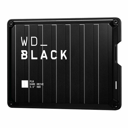 WD BLACK P10 Game Drive 2 To - Noir