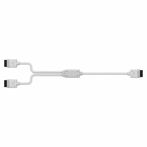 Corsair iCue Link - Câble en Y 600 mm (Blanc)