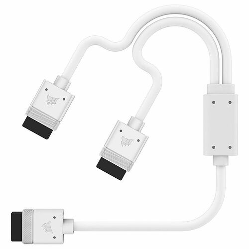 Corsair iCue Link - Câble en Y 600 mm (Blanc)
