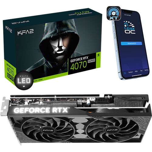 KFA2 GeForce RTX 4070 SUPER 2X (1-Click OC)
