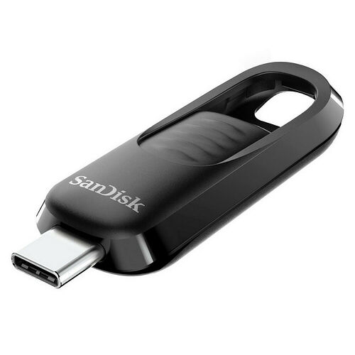 Clé USB 3.1 Type C SanDisk Ultra Slider 256 Go - Clé USB - Top Achat
