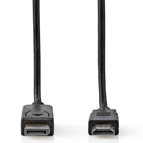 Nedis Câble DisplayPort / HDMI - Noir - 2 m