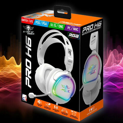 Spirit of Gamer Pro H6 (Blanc)