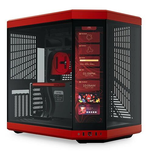Hyte Y70 Touch - Rouge/Noir