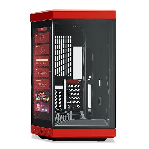 Hyte Y70 Touch - Rouge/Noir