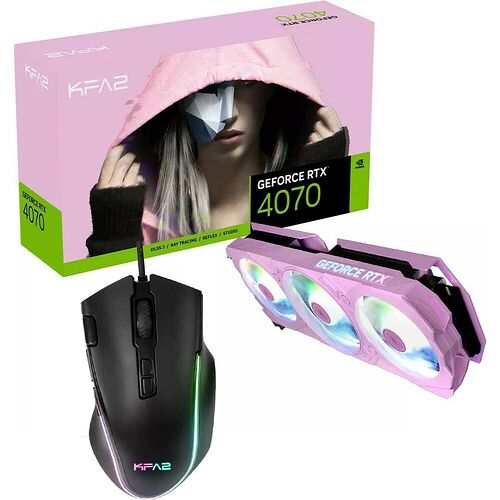 KFA2 GeForce RTX 4070 EX Gamer PINK (1-Click OC) SLIDER-01