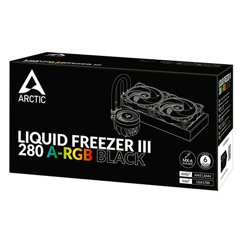Arctic Liquid Freezer III 280 A-RGB Noir - 280 mm