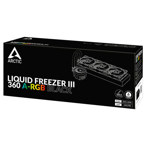 Arctic Liquid Freezer III 360 A-RGB Noir - 360 mm