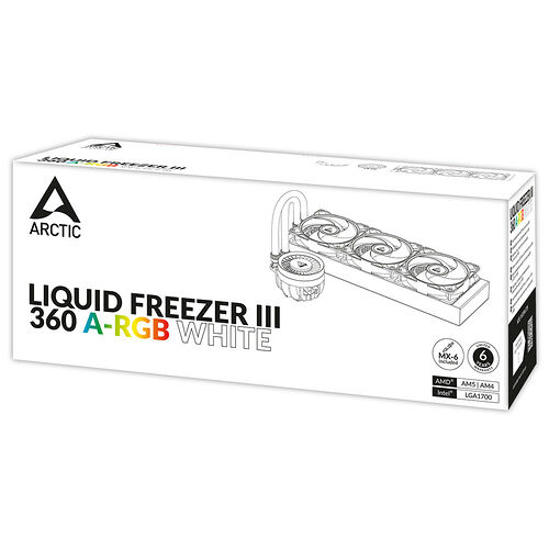 Arctic Liquid Freezer III 360 A-RGB Blanc - 360 mm