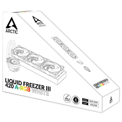Arctic Liquid Freezer III 420 A-RGB Blanc - 420 mm