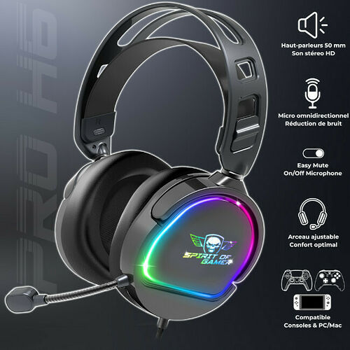 Spirit of Gamer Pro H6 (Noir)