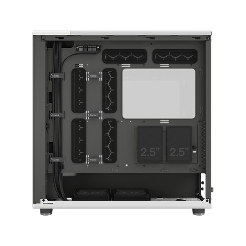 Fractal Design North XL Chalk TG Clear - Blanc