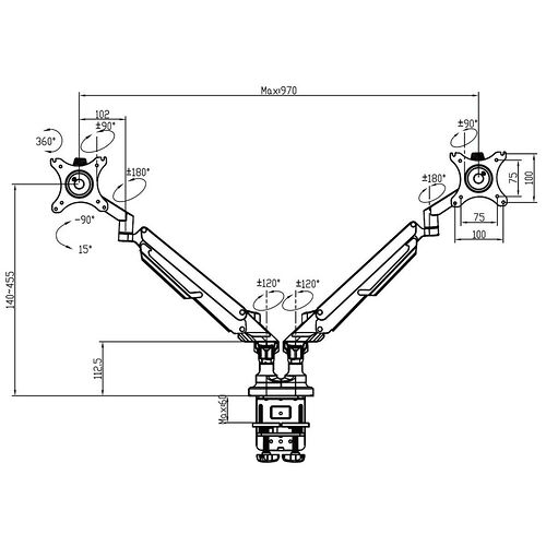 Inovu Premium Mount LT2 - Noir