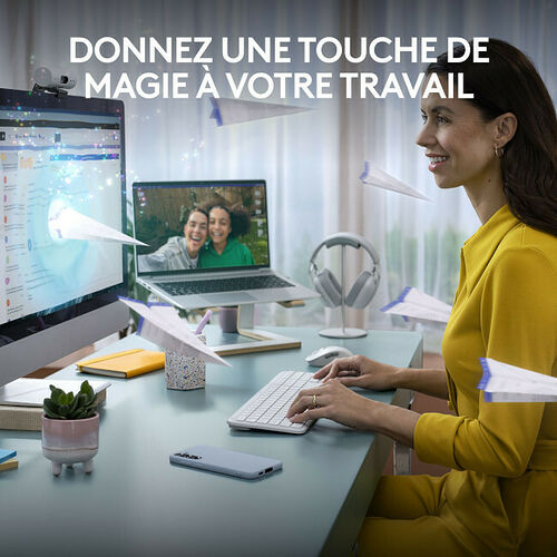 Logitech Signature Slim K950 - Off White (AZERTY)