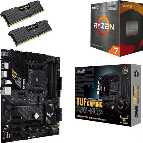Kit évo Ryzen 7 5700X3D + TUF GAMING B550-PLUS + 32 Go