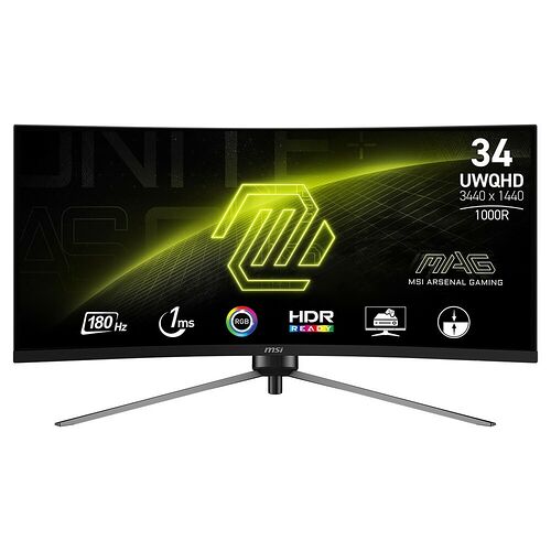 MSI MAG 345CQR (dalle incurvée)