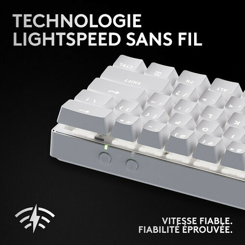 Logitech G PRO X 60 Lightspeed - Blanc (AZERTY)