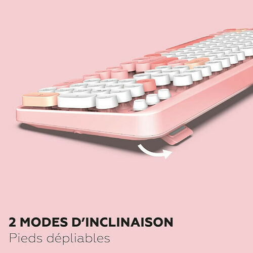 Mobility Lab Pure Color Combo - Rose (AZERTY)