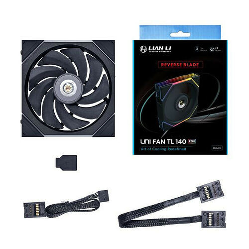 Lian Li Uni Fan TL140 Reverse Blade Noir - 140 mm