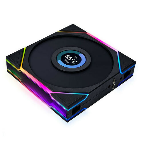 Lian Li Uni Fan TL LCD 120 Noir - 120 mm (Pack de 3 + Contrôleur)