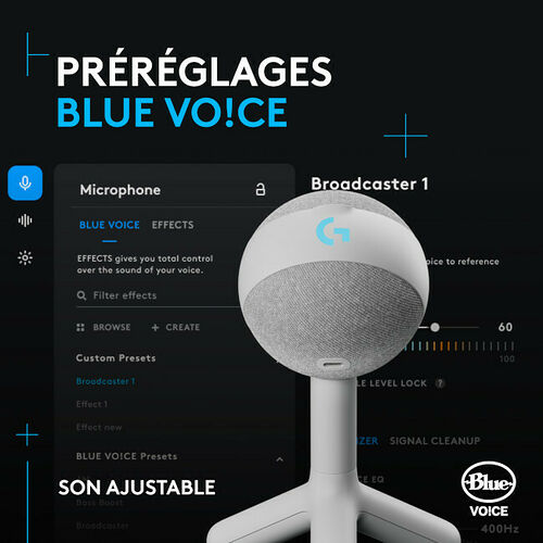 Logitech G Yeti Orb - Blanc