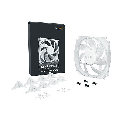be quiet! Silent Wings 4 PWM Blanc - 140 mm